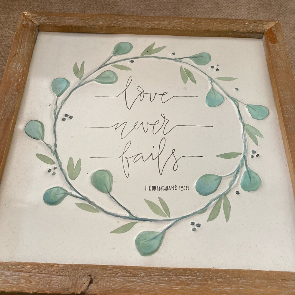 Wall decor Scripture